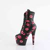 Pleaser - ADORE1020KISSES Bottes de plateforme, Pole dance chaussures - Noir Product image